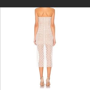 MAJORELLE Brady dress in white